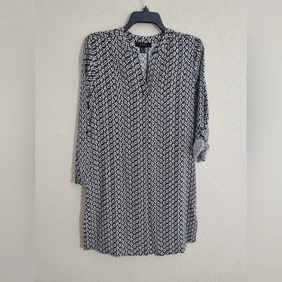 Atmosphere Monochrome Geometric Dress Black & White Size USA (6), UK (10). - Picture 5 of 10